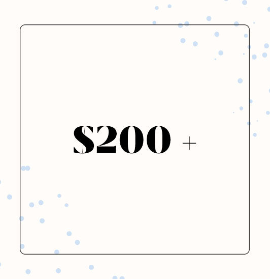 $200 and up