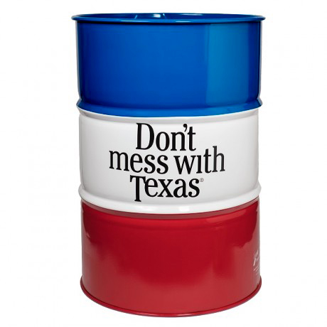 Don't mess with Texas Barrel