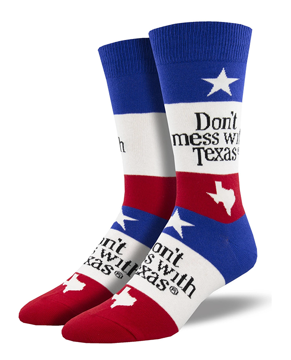 Men’s Don't mess with Texas Sock