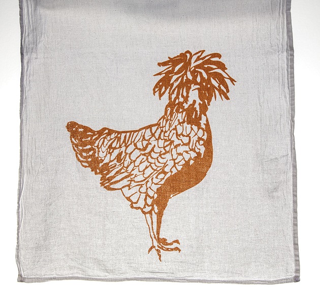 Heirloom Chicken Tea Towel