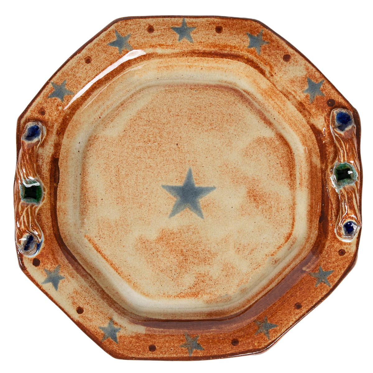 Blue Star Octagon Serving Platter
