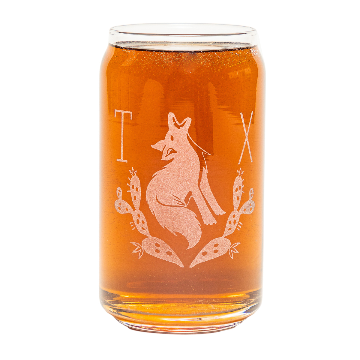 Coyote Beer Can Tumbler Glass