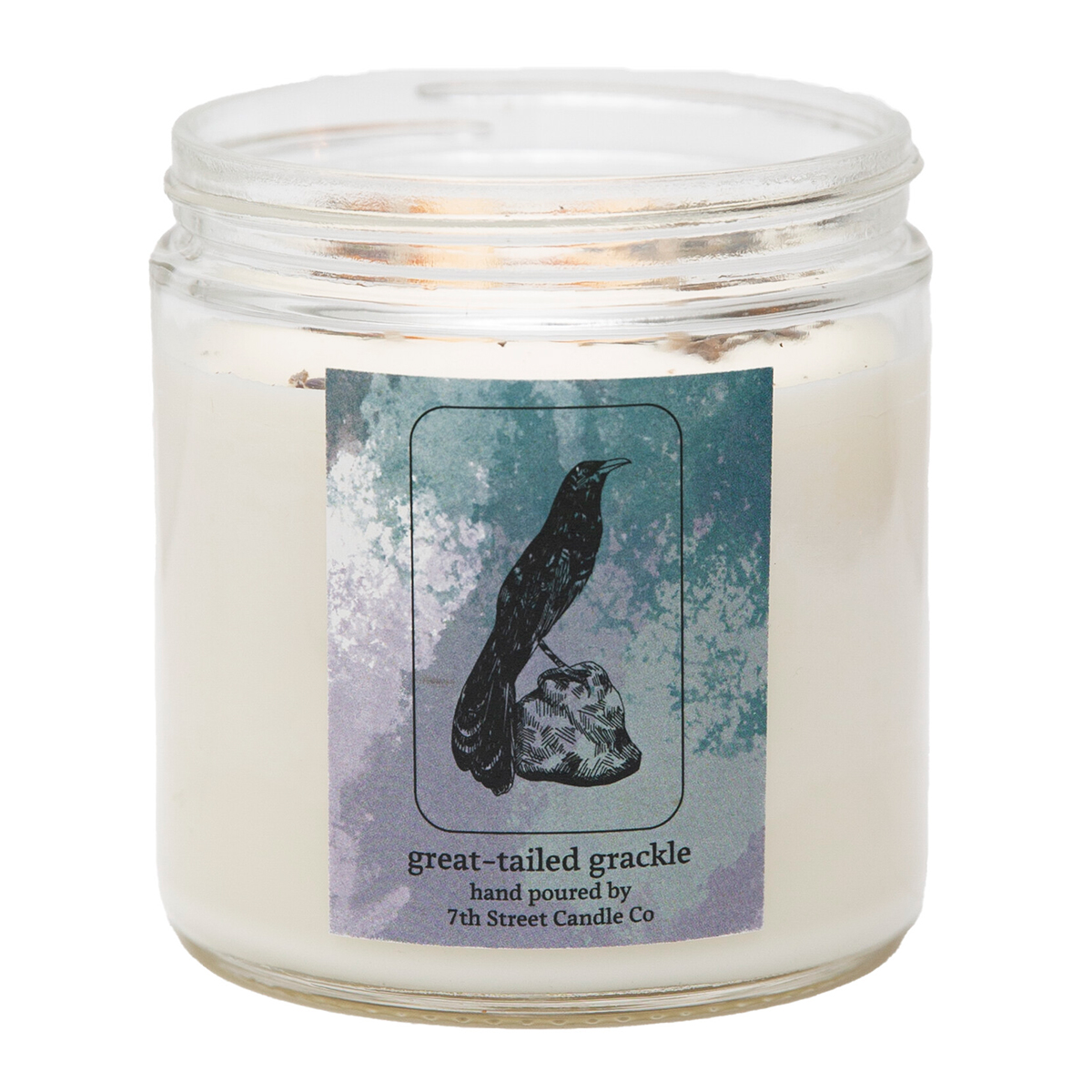 Great-Tailed Grackle Candle