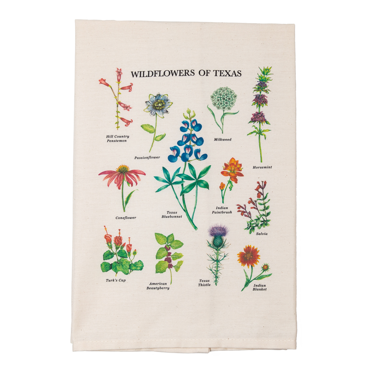 <i>Wildflowers of Texas</i> Tea Towel