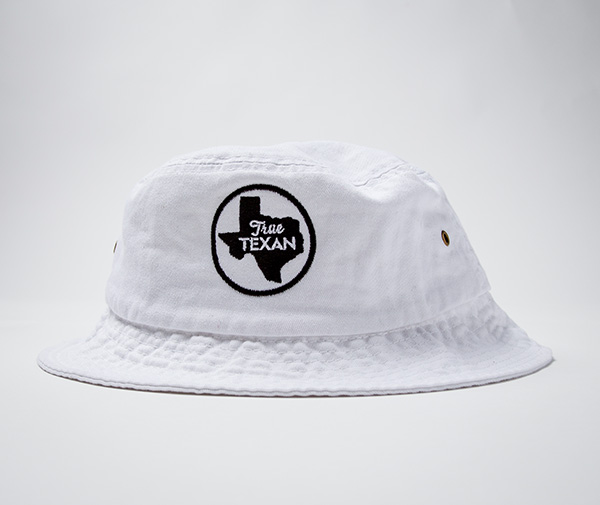 White True Texan Bucket Cap