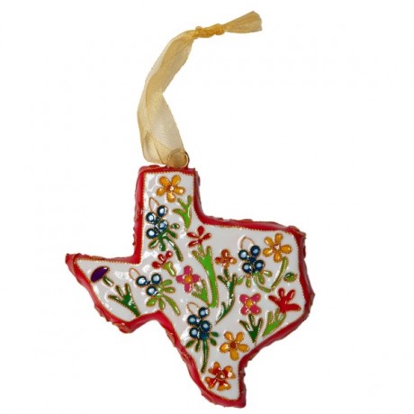Wildflower Cloisonne Ornament