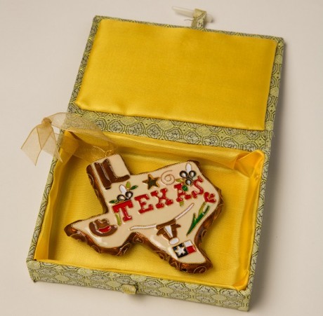 Texas Icons Cloisonne Ornament, 2014