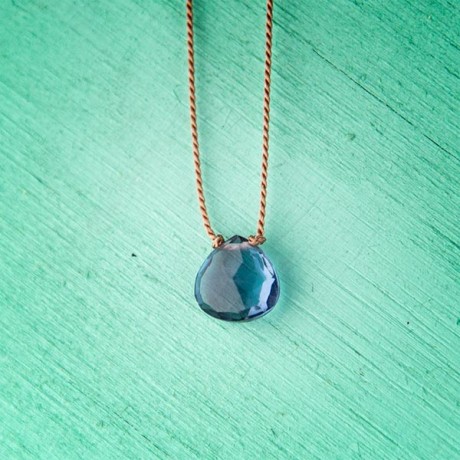 Topaz Teardrop Necklace