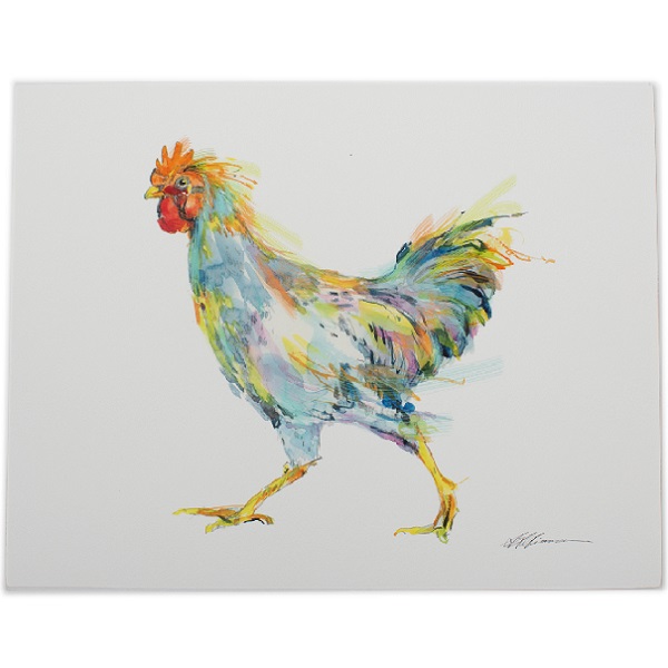 Chicken Watercolor Print