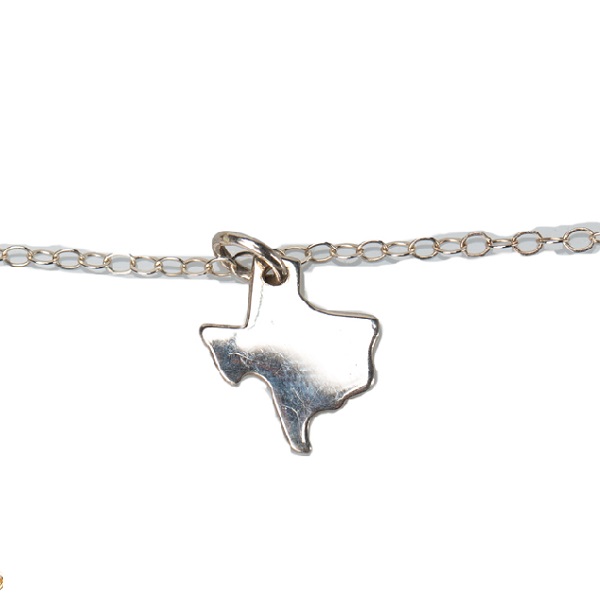Tiny Texas Necklace- Silver