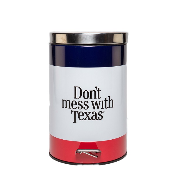 Don't mess with Texas Trash Can