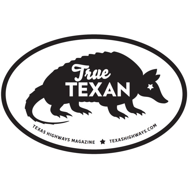 Armadillo True Texan Sticker