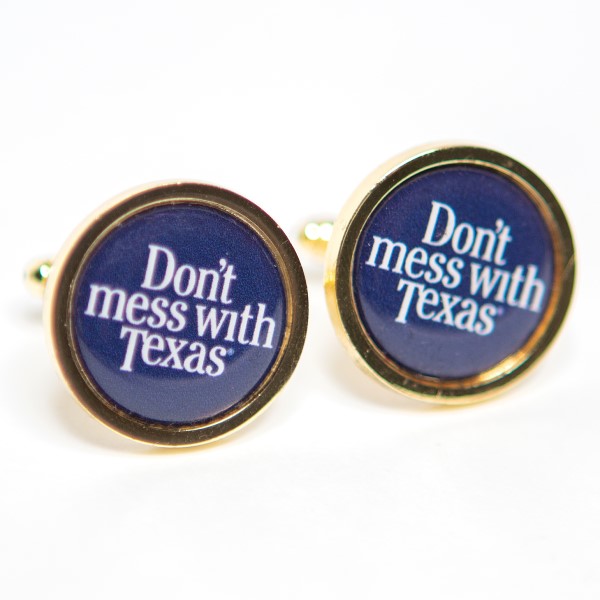 Don't mess with Texas cufflinks