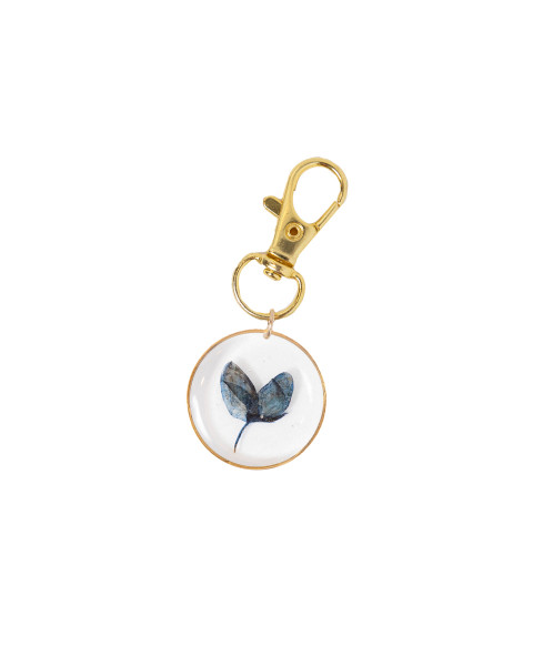 Bluebonnet Petal Keychain